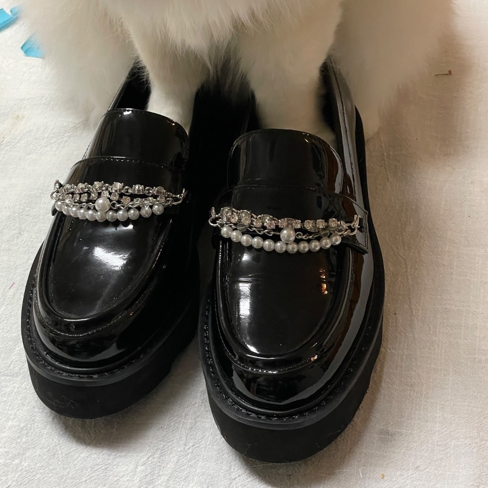 Stuart Weitzman Peardrop Loafers Us Size 5c / Eu … - image 3